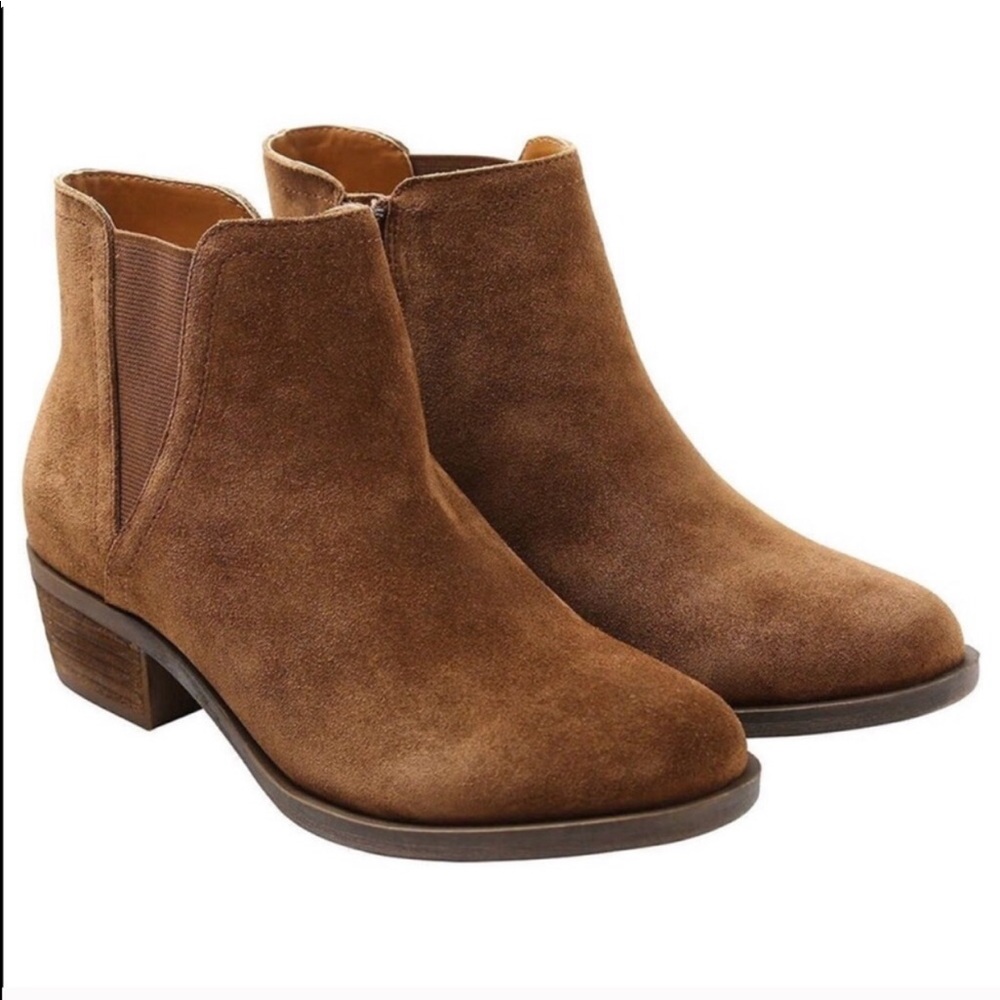 Kensie suede leather boots